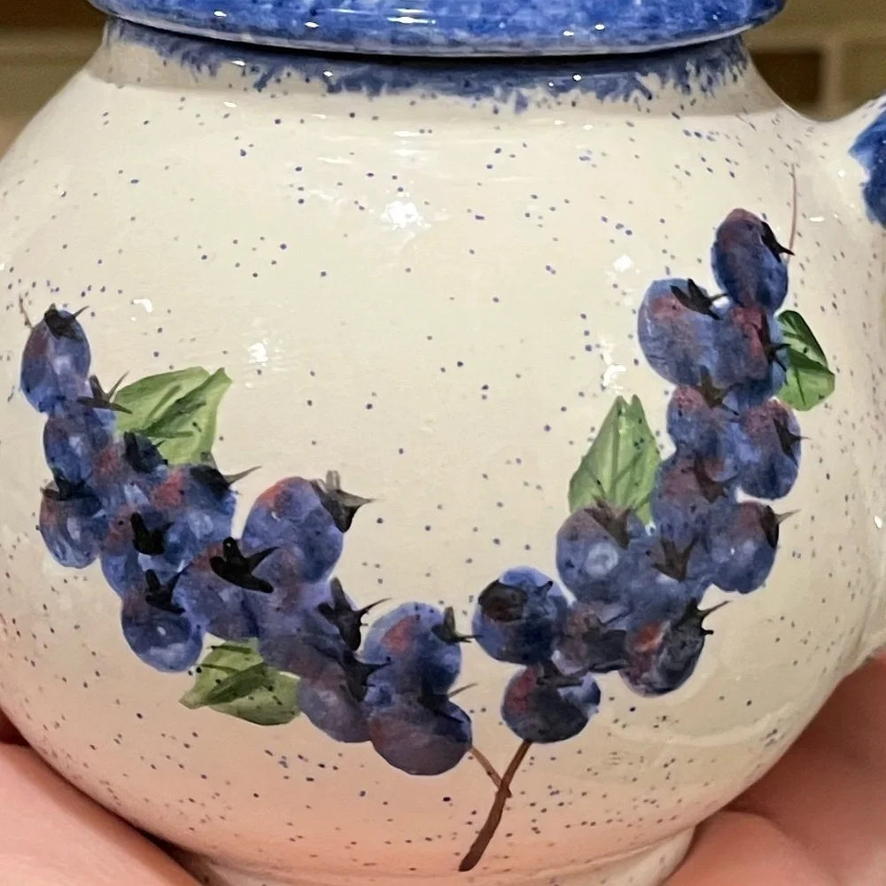 Mini Blueberry Individual Teapot Made in Maine